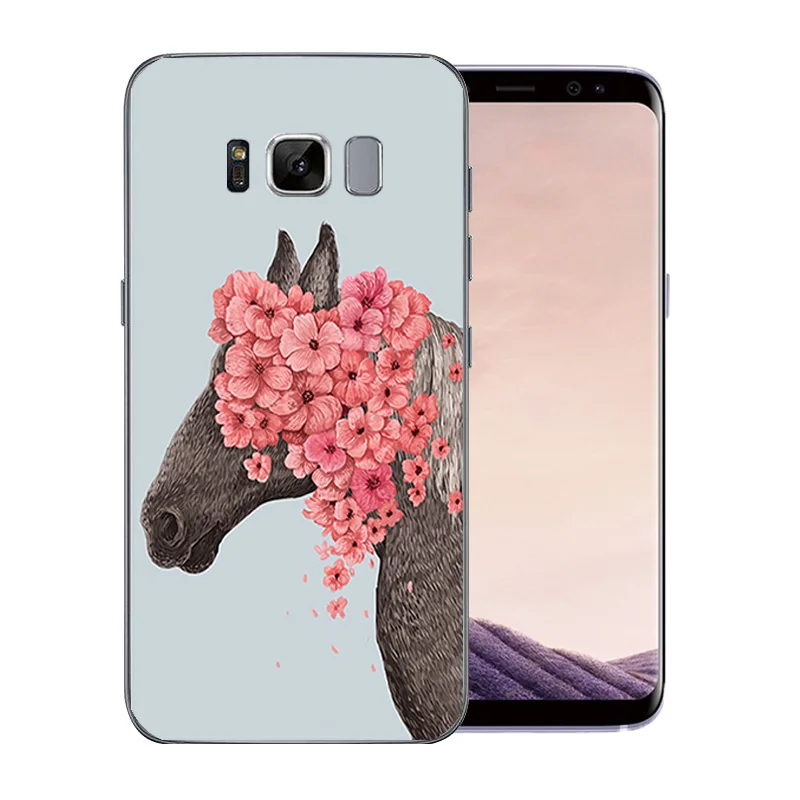 Чехол для телефона Samsung Galaxy S8 прозрачный ТПУ Мягкий силиконовый чехол задней