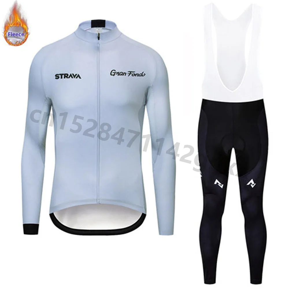 Женский теплый флисовый комплект с длинным рукавом Maillot Ropa Ciclismo Invierno зимняя