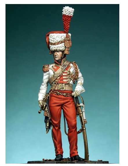 Новый несобранный набор французских гвардей масштаб 1/24 второй пистолет