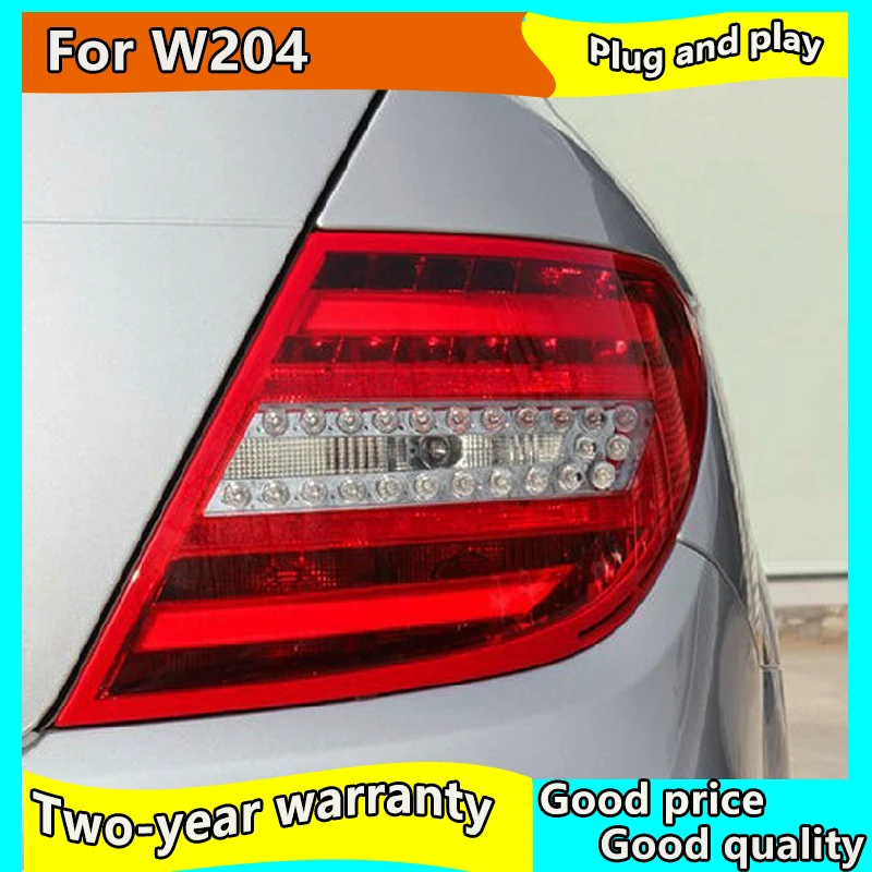 Автомобильный Taillamp для benz W204 светодиодный фонарь светильник 2007-2011 2012-2014 C180 C200 C300