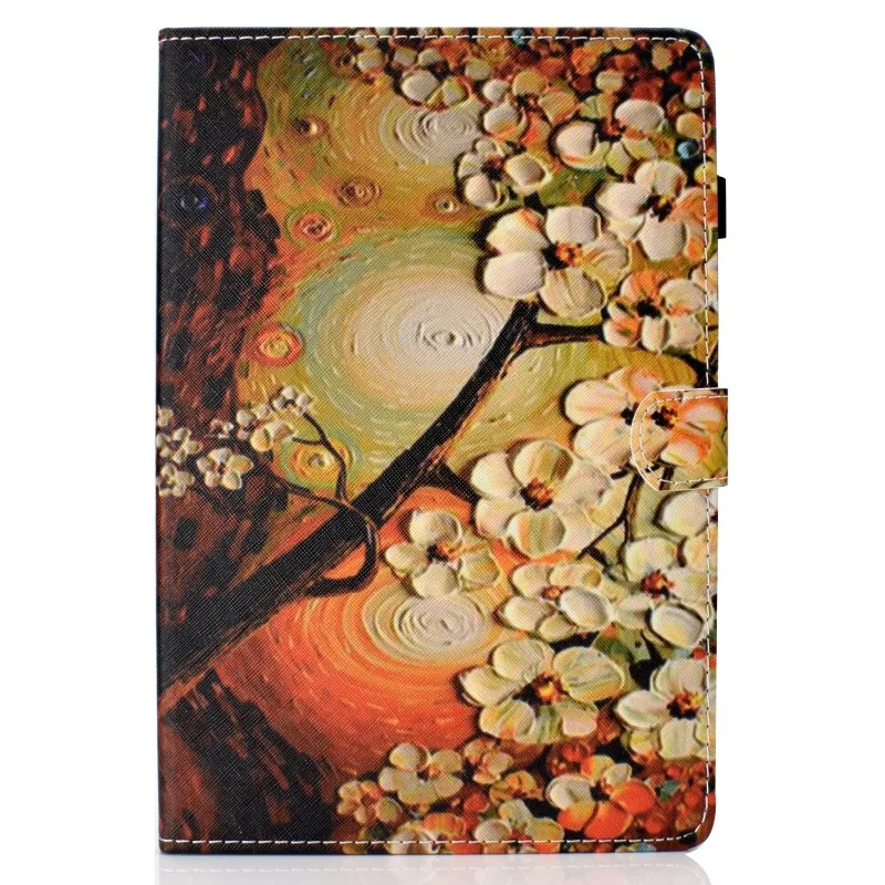 Чехол для samsung Galaxy Tab A T590 SM-T590 SM-T595 T595 10,5 из искусственной кожи Стенд Smart Cover для samsung SM-T590 T590 чехол - Цвет: 7