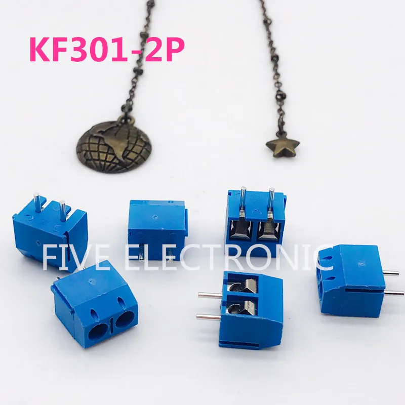Клемма KF301-2P KF301-3P синяя шаг: 5 08 мм клеммы PCB Сращивание | Обустройство дома