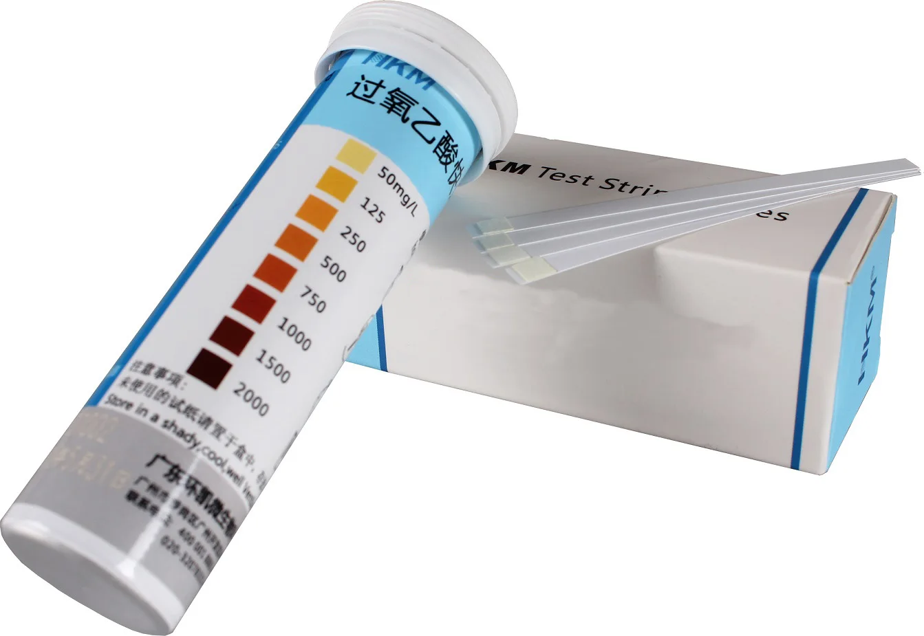 

Peracetic acid concentration determination test paper Disinfectant peracetic acid concentration rapid test kit 50-2000mg/L
