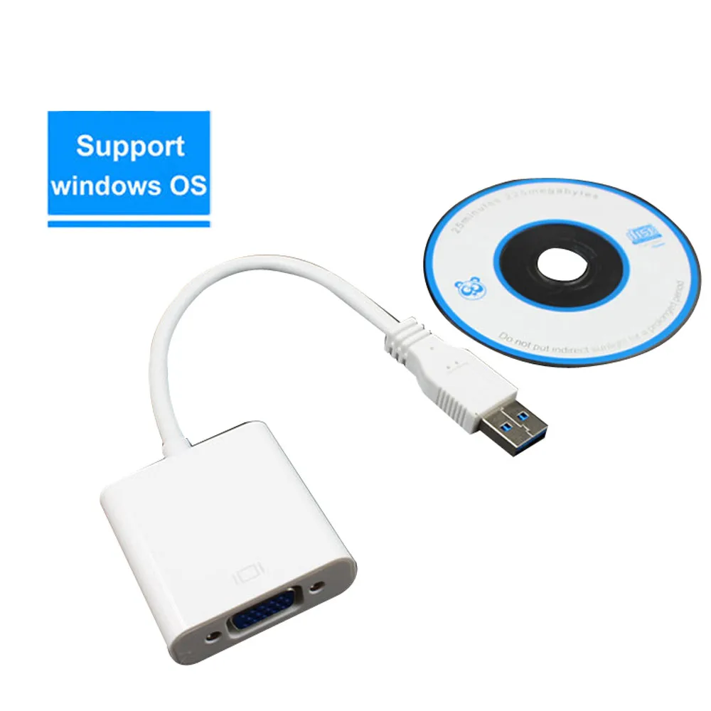 USB 3 0 в VGA конвертер внешняя видеокарта USB3.0 Графический адаптер мульти дисплей