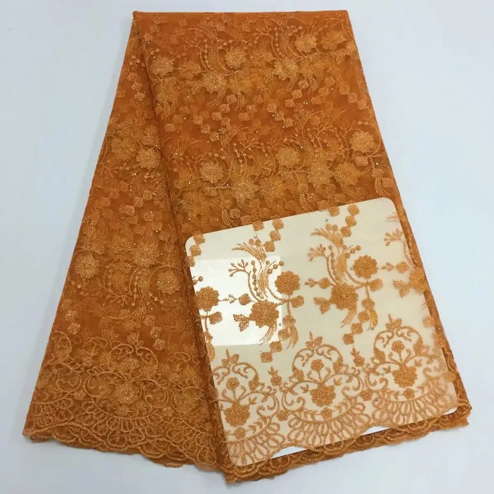 Африканские французские кружевные ткани с вышивкой нигерийский гипюр сетчатый