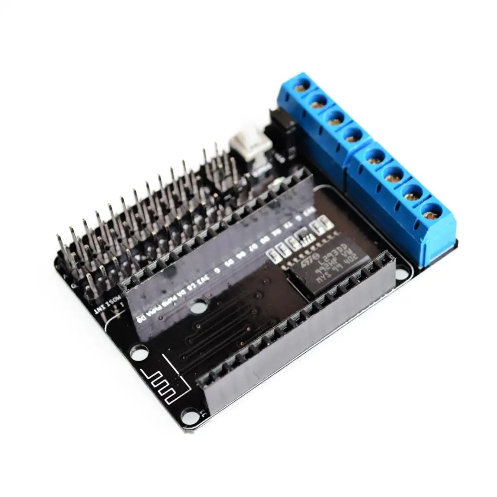 NodeMCU щит для платы двигателя L293D ESP-12E от ESP8266 изолятор балки встряхивая 12E комплект