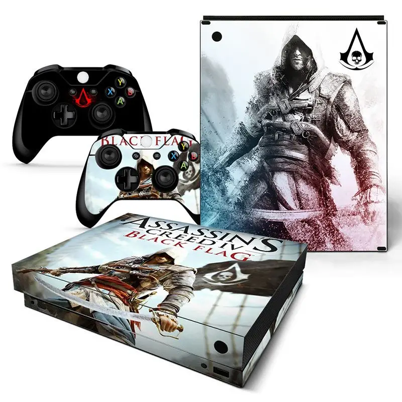 Защитный Дизайн Наклейка для xbox One X консоли контроллер кожи стикер всего тела - Цвет: TN-XboneX-0202