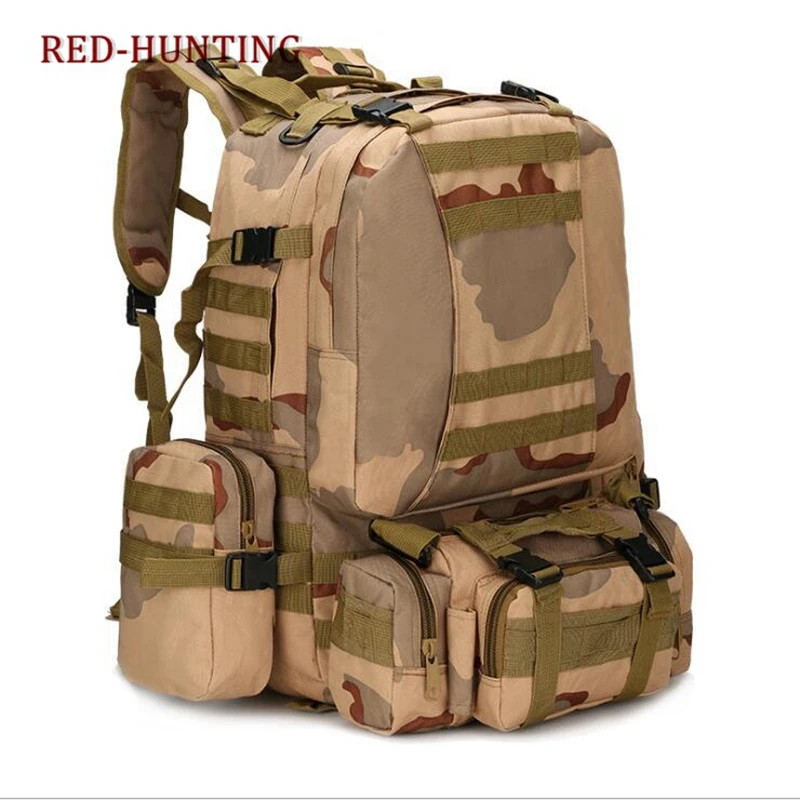 Военный Тактический Рюкзак Molle 600D объемом 50 л уличный рюкзак для кемпинга пешего