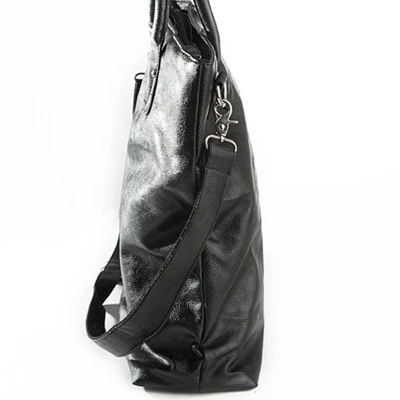 Лидер продаж мужская сумка X-Online Мужская модная большая сумка-тоут простая черная