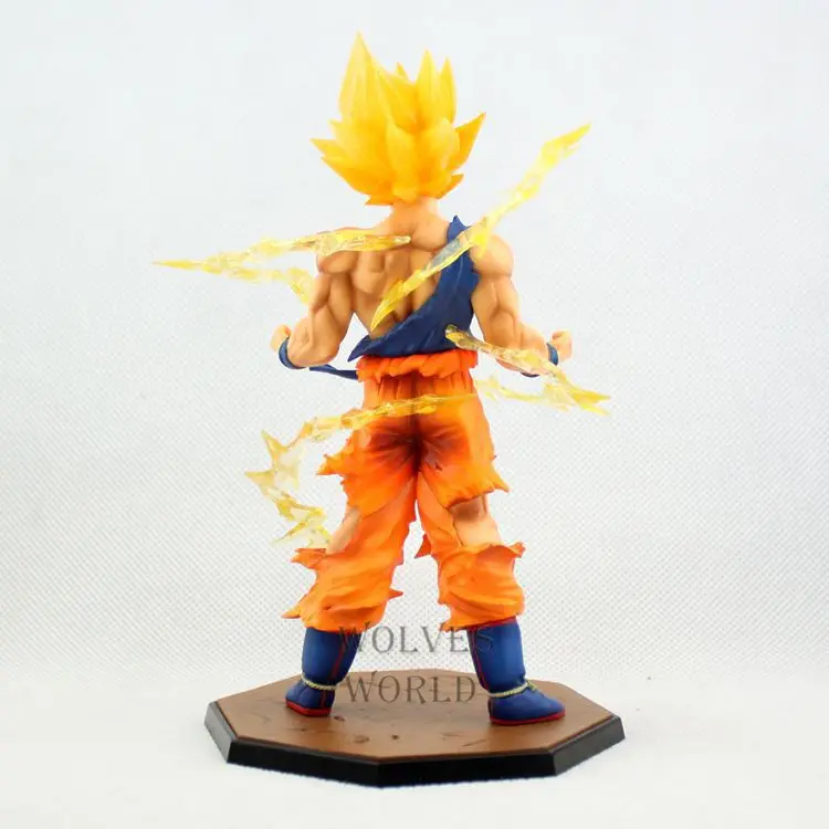 Dragon Ball Z Super Saiyan 17 см Сон Гоку гокоу в коробке ПВХ фигурка Коллекционная модель