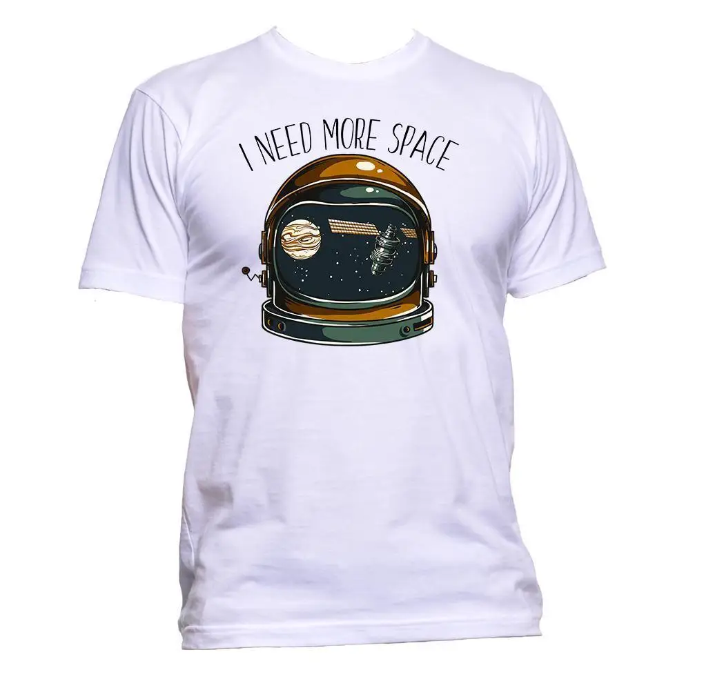 

Print T Shirt Men Hot I Need More Space Slogan Humour T-Shirt Mens Womens Unisex Fashion Comedy Cool O-Neck T Shirt