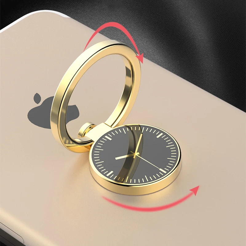 IKSNAIL часы телефон gps палец кольцо держатель для iPhone анти-падение сцепление Крепление Телефон кольцо металлические подставки для магнитного автомобиля держатель