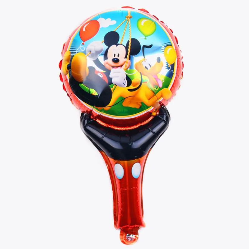 XXPWJ Новый Микки ручной держатель бар алюминиевый воздушный шарик на день