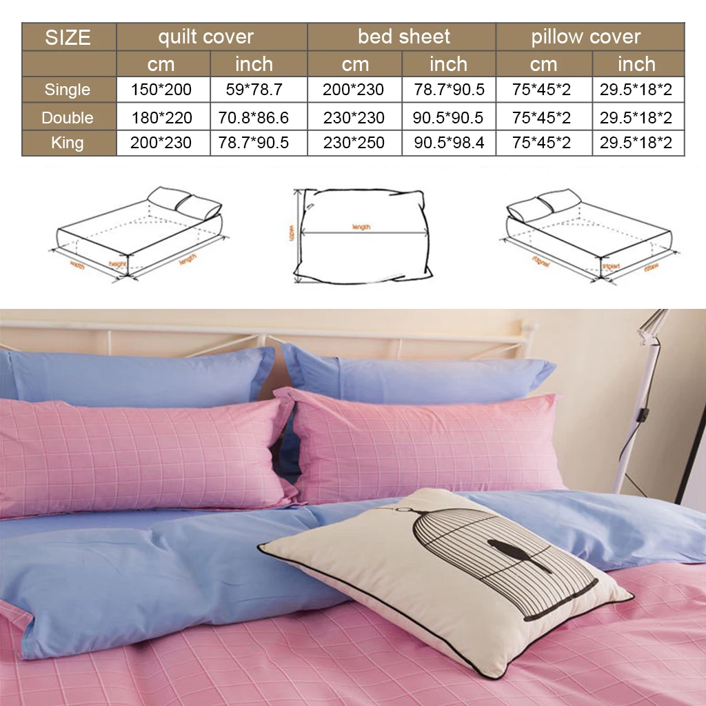 Постельные принадлежности пододеяльник наволочка простыня Полиэстер Хлопок