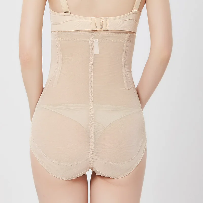 Women Slim Euramerican Style New high-waist sculpting pants large size body abdomen underwear plus fat zipper buckle pantie | Женская