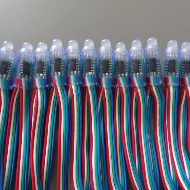Светодиодный модуль пикселей LPD6803 100 шт./лот 12 мм 5 В цифровой RGB полноцветный