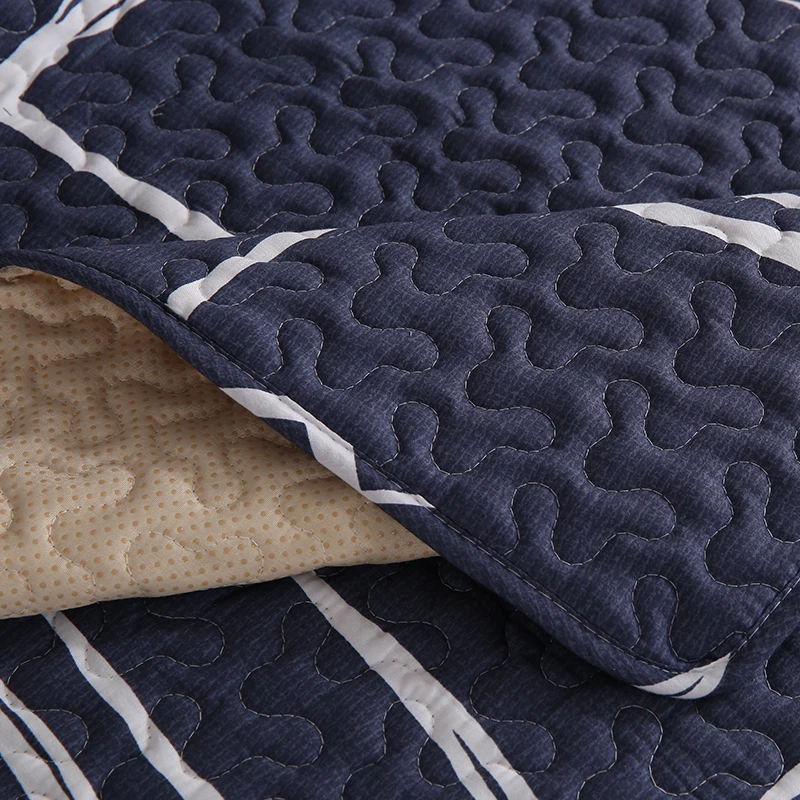 Темно синий плед чехол для дивана хлопок современный диван Нескользящие l