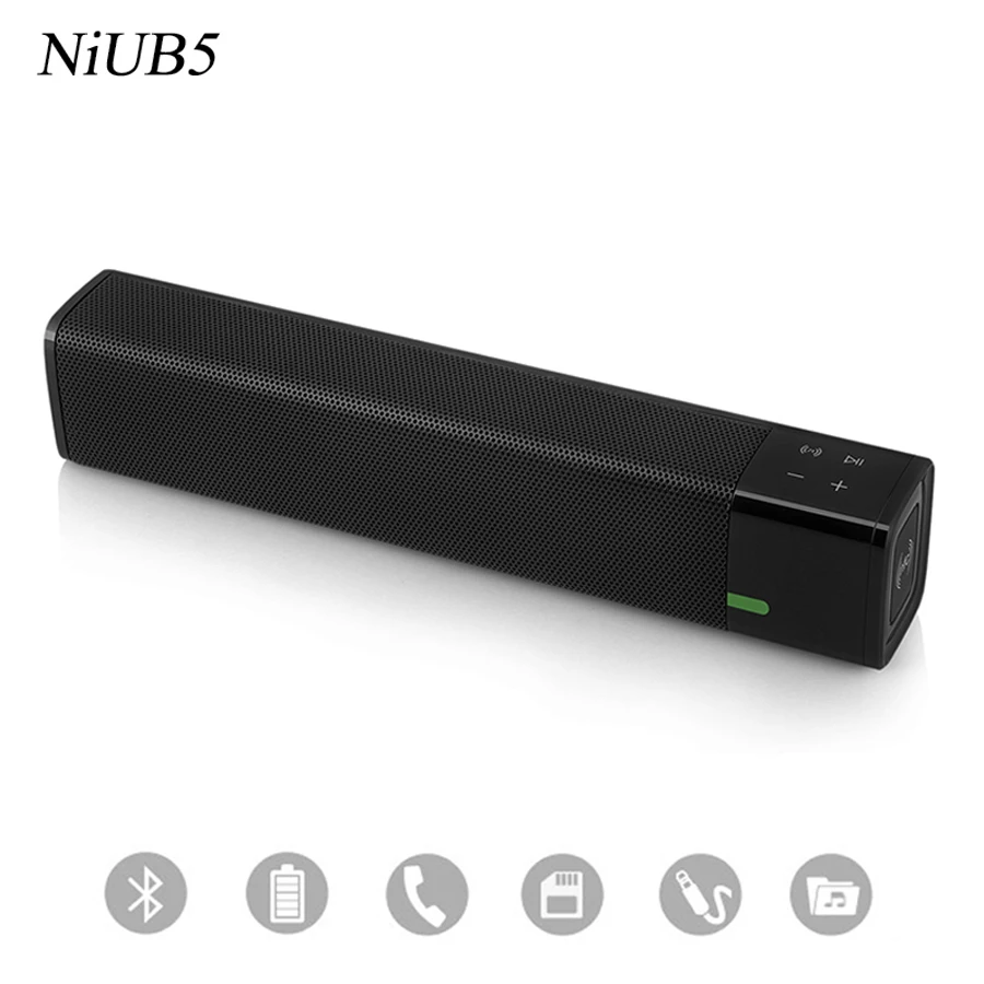 NiUB5 супер звук бас Мощность HIFI Беспроводной Bluetooth Динамик 4 1 пар s стерео усилитель