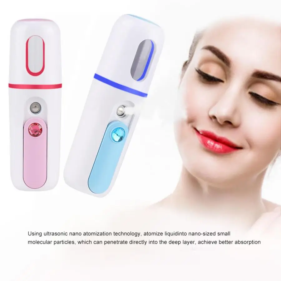 Мини портативный нано спрей для лица холодный увлажняющий Распылитель