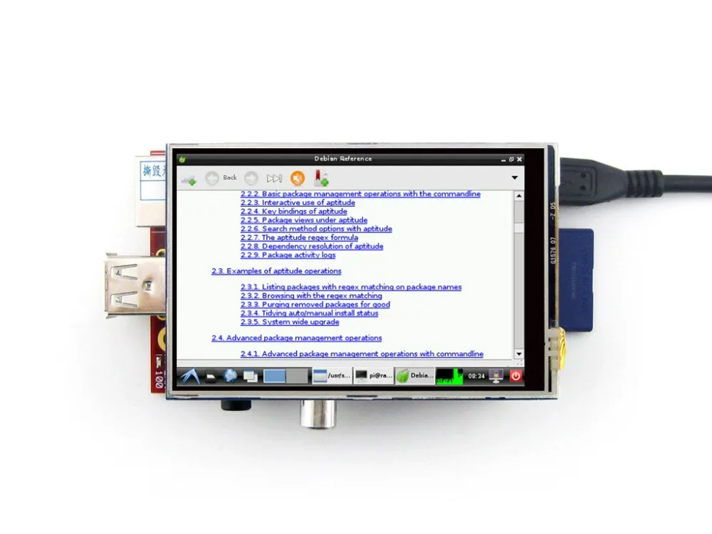3,5 дюймов raspberry pi 3 сенсорный экран TFT lcd предназначен для raspberry pi 3B/2B/B