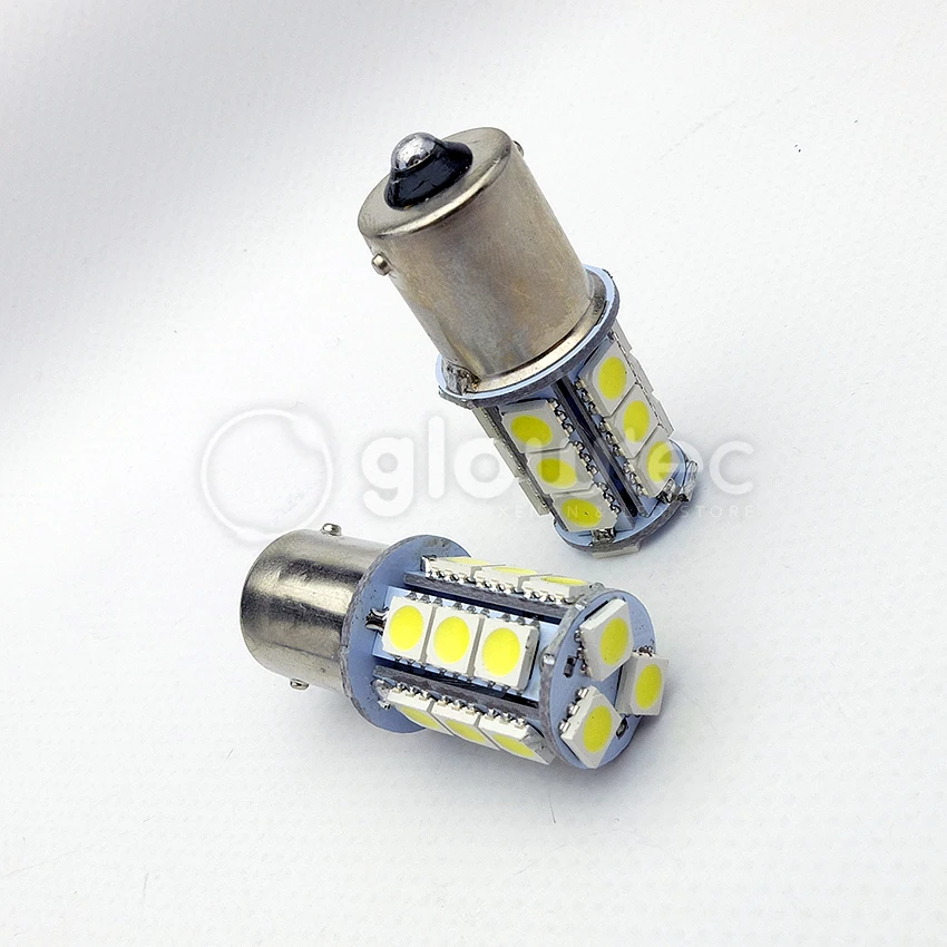 1 шт. BA15s 18smd горячая Распродажа P21W 18 светодиодов 5050 SMD 1156 smd Белая автомобильная