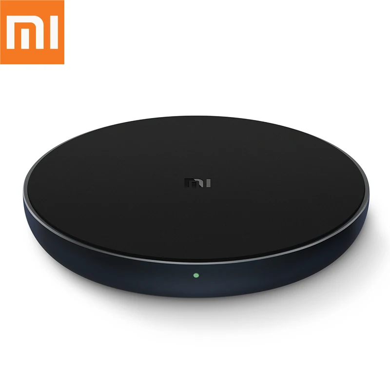 Оригинальное Беспроводное зарядное устройство Xiaomi 10W Qi для iPhone X XS Max 8 Plus быстрая