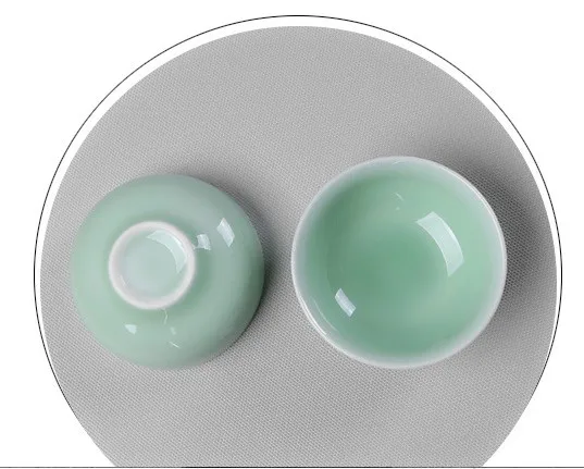 Чайная чашка-труба из селадона кунг-фу пуэр 6 шт. | Дом и сад