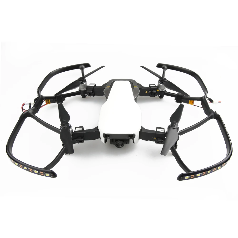 Синий белый DJI Mavic Air Guards вспышка светодиодный светильник ремешок для DJI Mavic Air Аксессуары Mavic Air защита пропеллеров кабель светильник ремень