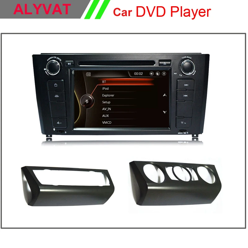 Емкостный экран 7 дюймовый автомобильный dvd плеер для BMW 1 серии E81/E82/E88 2004 2010 Can bus
