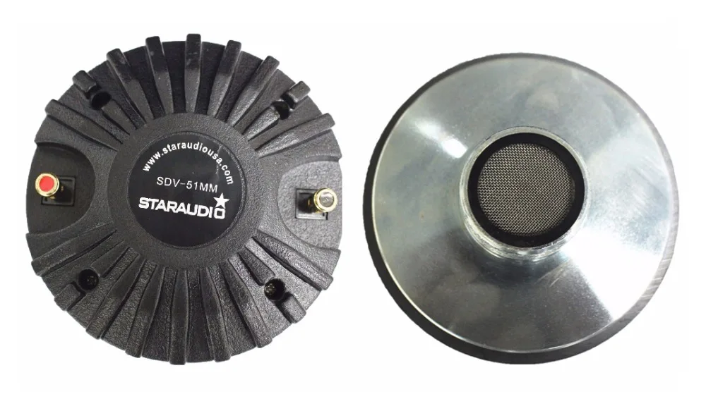 STARAUDIO 2,0" 51 мм 2600 Вт Титан сжатия винт на Powered DJ PA вечерние сцена, караоке динамик Рог драйвер твитер SDV-51MM