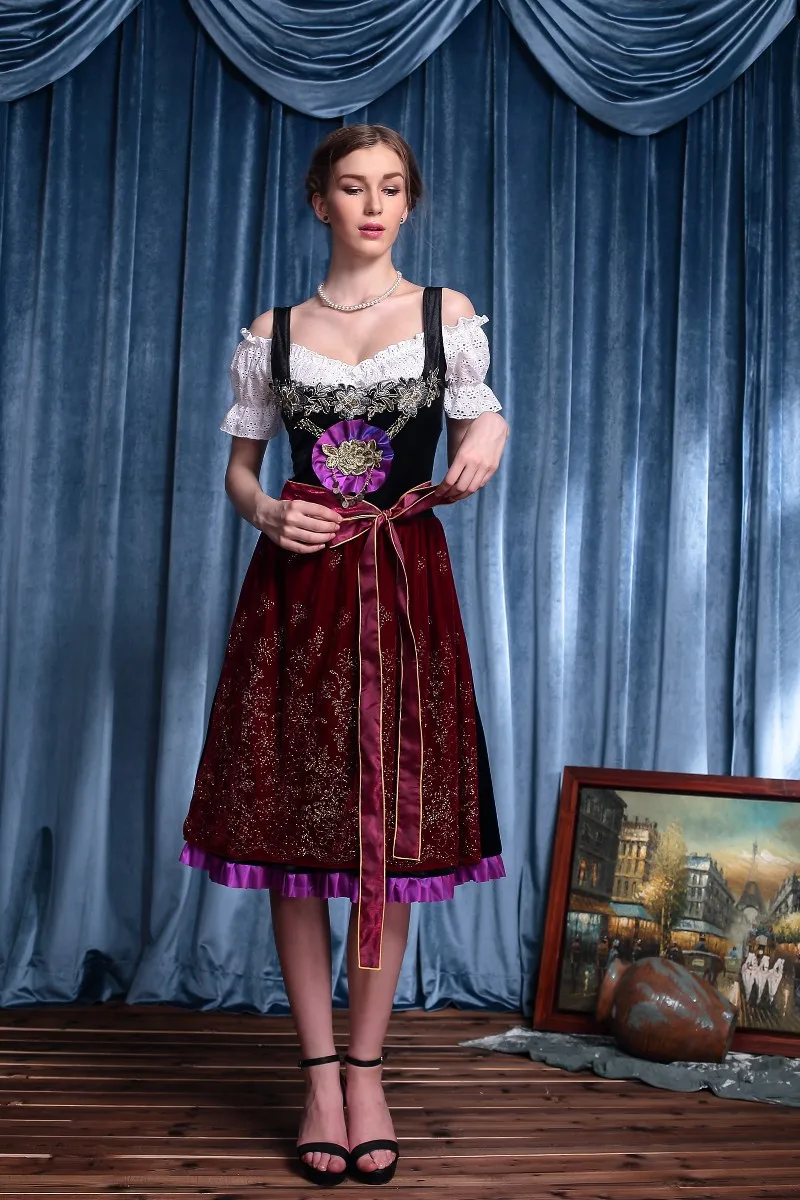 Женское платье Октоберфест для взрослых Женский причудливый сексуальный