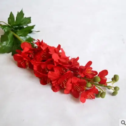 AA05 6 шт. Larkspur цветок напольный поддельный Дельфиниум Ajacis искусственные ядовитые травы для свадьбы декоративные цветы - Цвет: AA05
