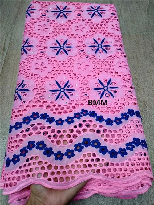 as picture Швейцарская вуаль кружева в швейцарской розовой кружевной ткани tissu africain broderie coton кружевная ткань из Дубая для свадебного платья 5 ярдов/лот - Цвет: as picture