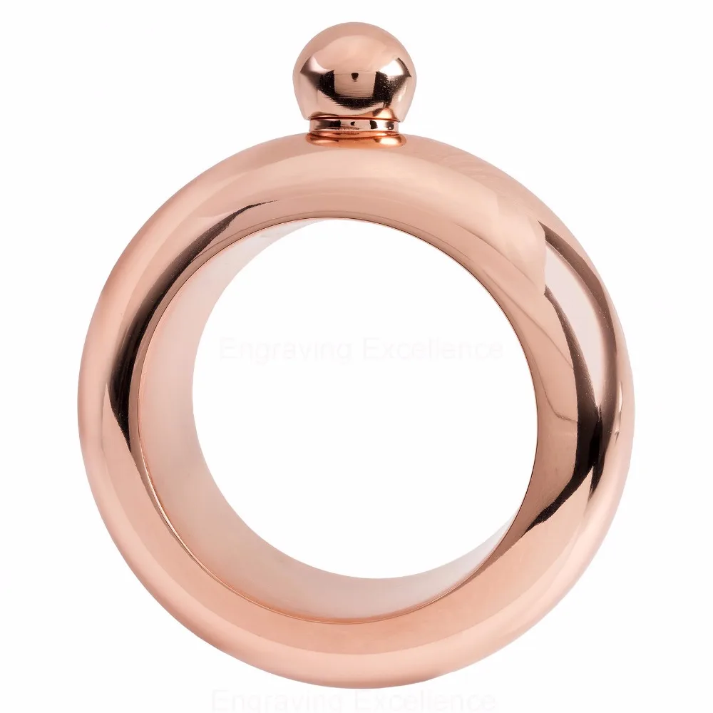 Персонализированный женский подарочный браслет на запястье фляжка 4 унции