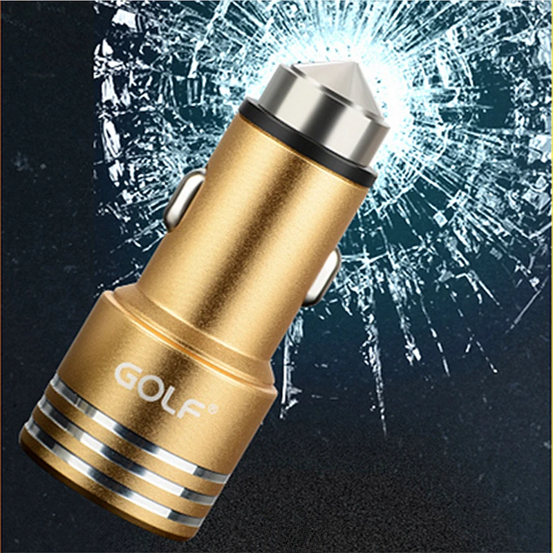 Metal Bullet 2.1A 1A Dual USB Output Fast Charging Auto Car Charger for iPhone Samsung Xiaomi Redmi Huawei Honor Android Phone | Мобильные