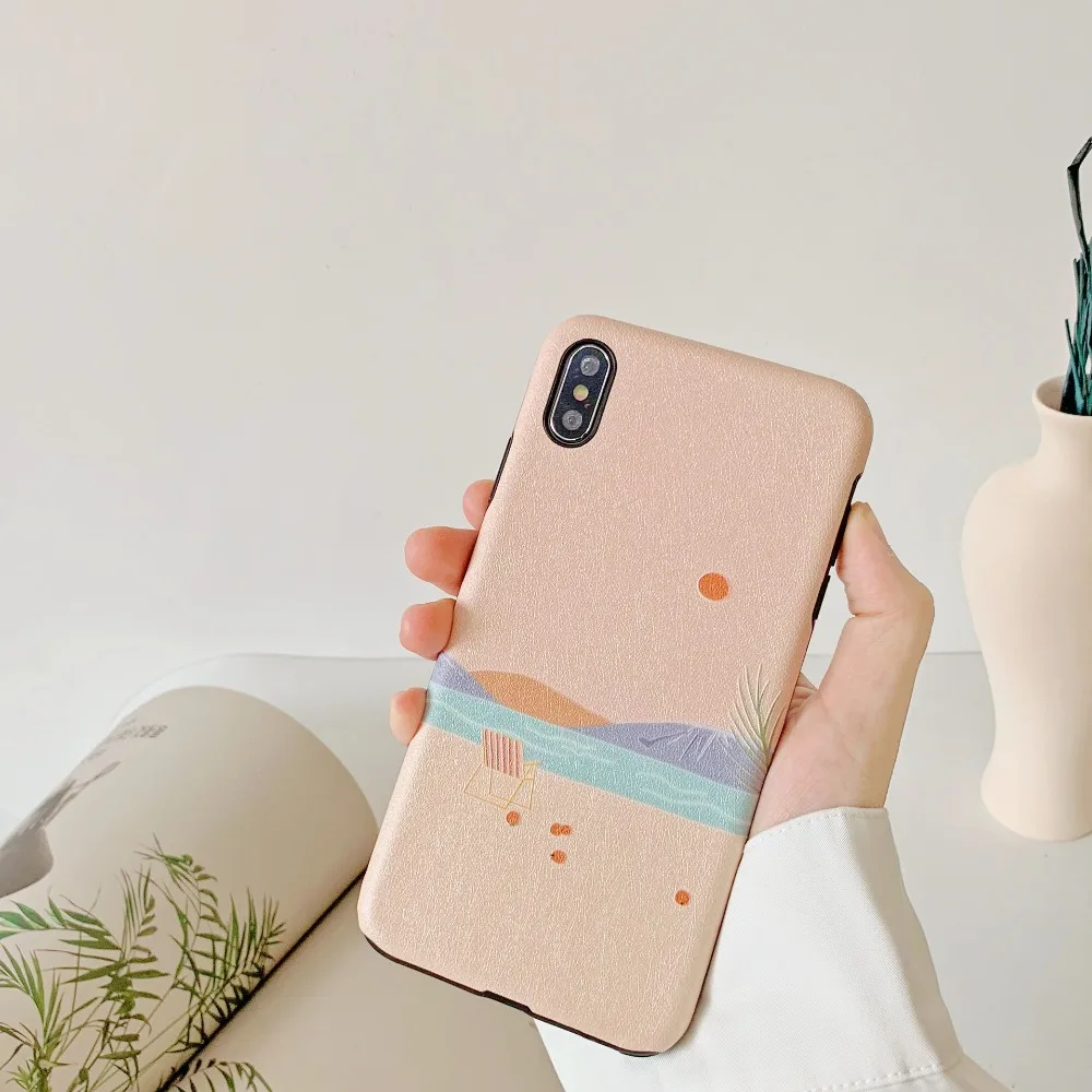 Литературный пейзаж чехол для iphone X XR XS Max выбивает мультфильм 8 7 6 6s плюс |