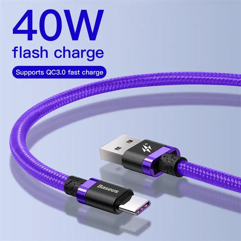 Baseus 5A Supercharge usb type-C кабель для huawei mate 20 P20 Lite P30 USB Type C шнур для зарядки телефона Quick Charge 3,0 кабель для мобильного телефона Xiaomi 9 8 usb кабель зарядное устройство провод для зарядки