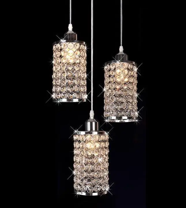 Новый современный светодиодный хрустальный светильник подвесной люстра бар