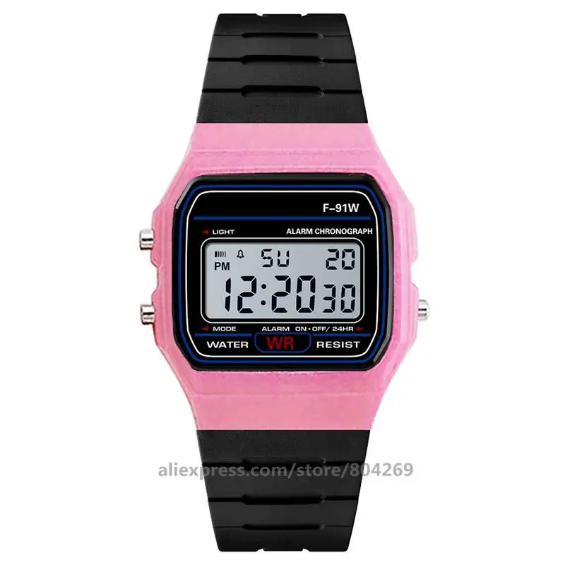 Мужские спортивные Модные Военные часы 100 шт./лот повседневные светодиодные