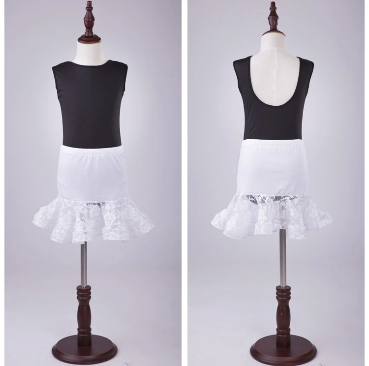 Детские танцевальные костюмы латинский черный бахрома танцевальная юбка + Топ