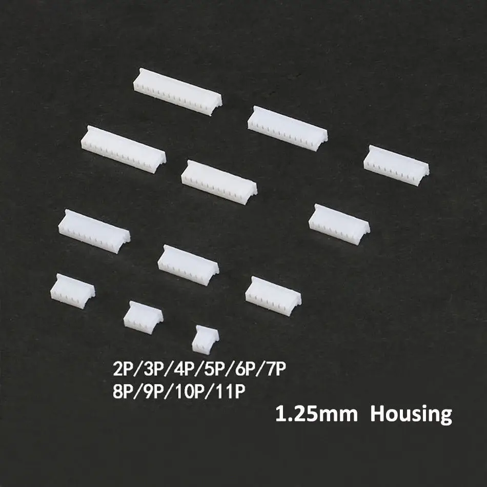 Разъем 1 25 мм SMD/корпус/прямой/прямоугольный штырьковый обжимной разъем 2P