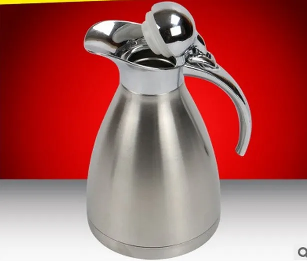 1 шт. S/стальной вакуумный кувшин двухслойный полированный чайник для воды