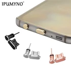 IPUMYNO 5 шт.партия, Micro USB порт для зарядки и разъем для наушников, мобильный телефон, штекер, Пылезащитный Набор для Samsung Galaxy S6 S7 edge, пылезащитный штекер