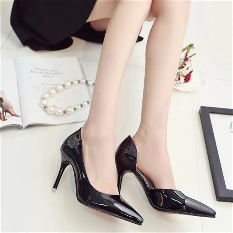 Горячая 2019 Женские туфли-лодочки Сезон весна-осень пикантные туфли на высоком