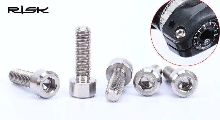 Риска titanium M6 * 20 мм mtb carnk болты для Shimano Deore XT диаметра окружности болтов (болты 2
