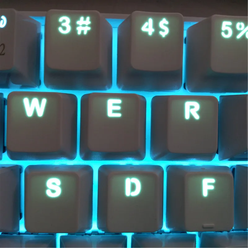 Механическая клавиатура с подсветкой PBT shine keycap механическая 104 освещение