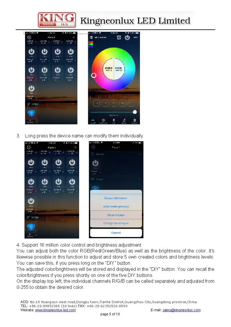 Беспроводной умный мини контроллер с Wi Fi управление через Bluetooth RGB RGBW 12 В 24