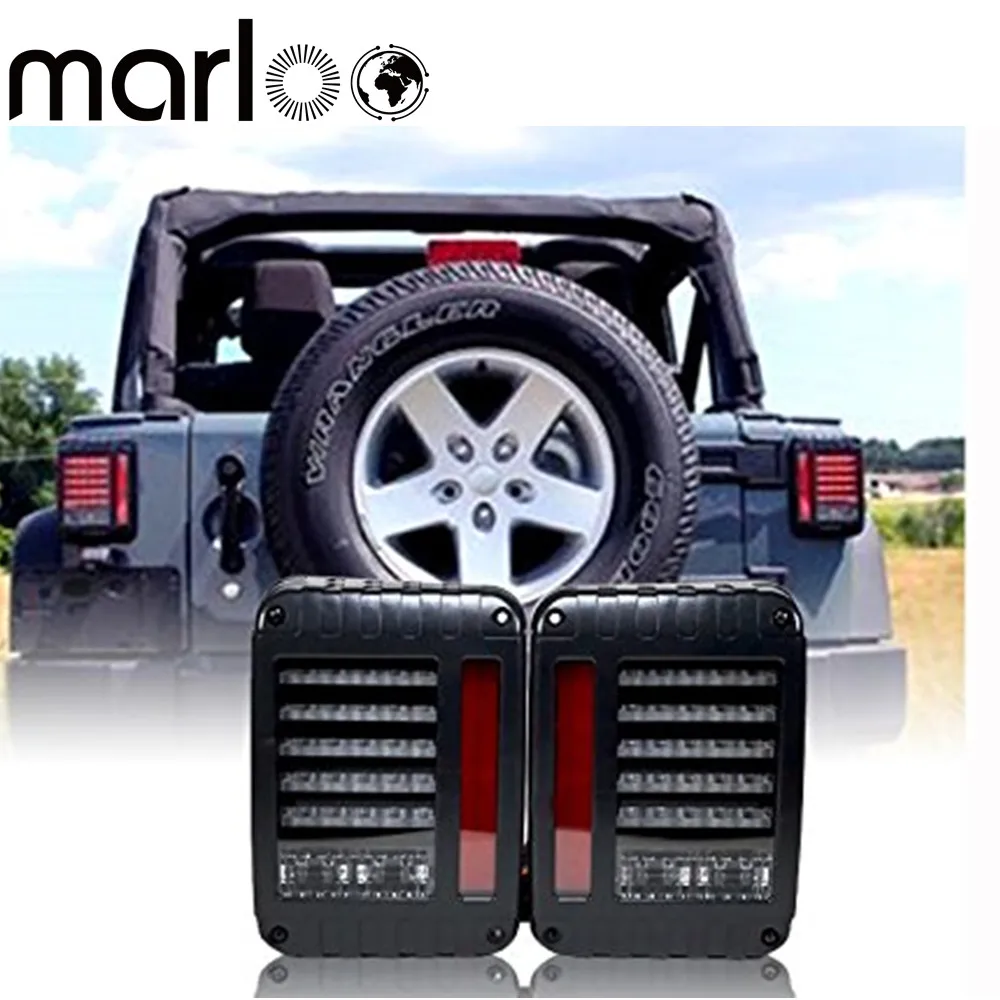 Автомобиля 12V светодиодные задние светильник хвост s в сборе для 2007 2017 Jeep Wrangler JK 2/4