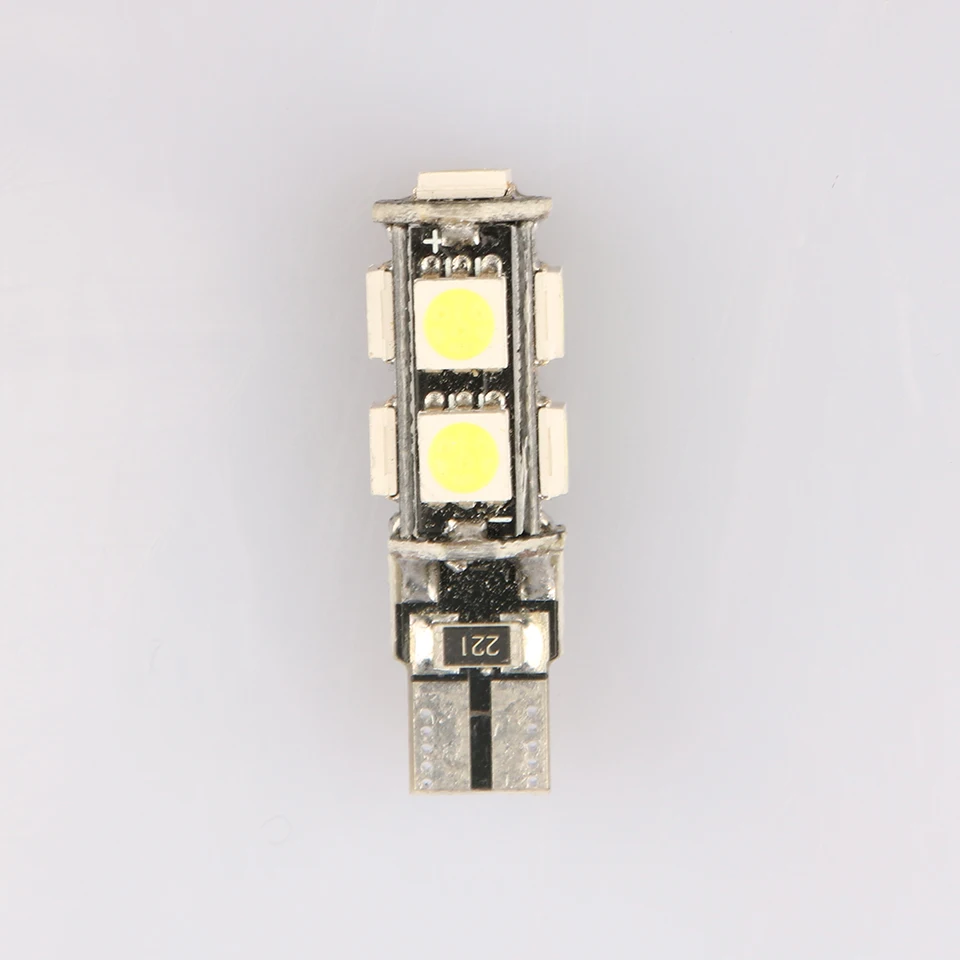 10psc T10 W5W 194 168 5050 9 SMD CANBUS безошибочный автомобильный светильник светодиодный