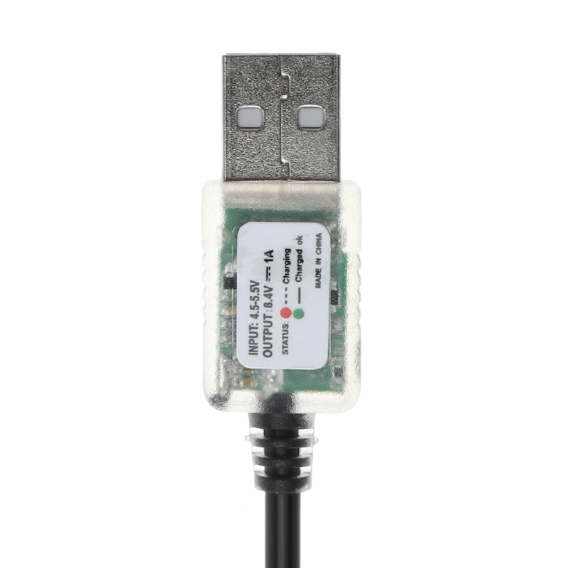 Светодиодный зарядный кабель USB 5 В до 8 4 для велосипеда головной светильник 18650